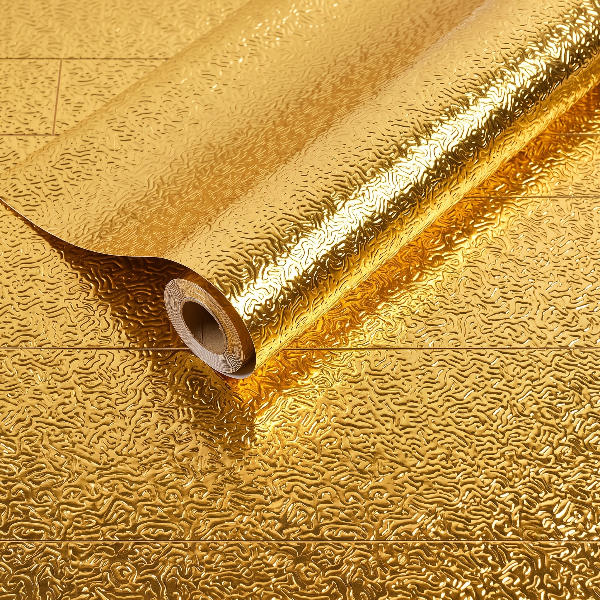 Self Adhesive Golden Texture Marble Sheet (60x200 CM)