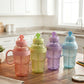 Portable Plastic Water Bottle with Straw (900ML)