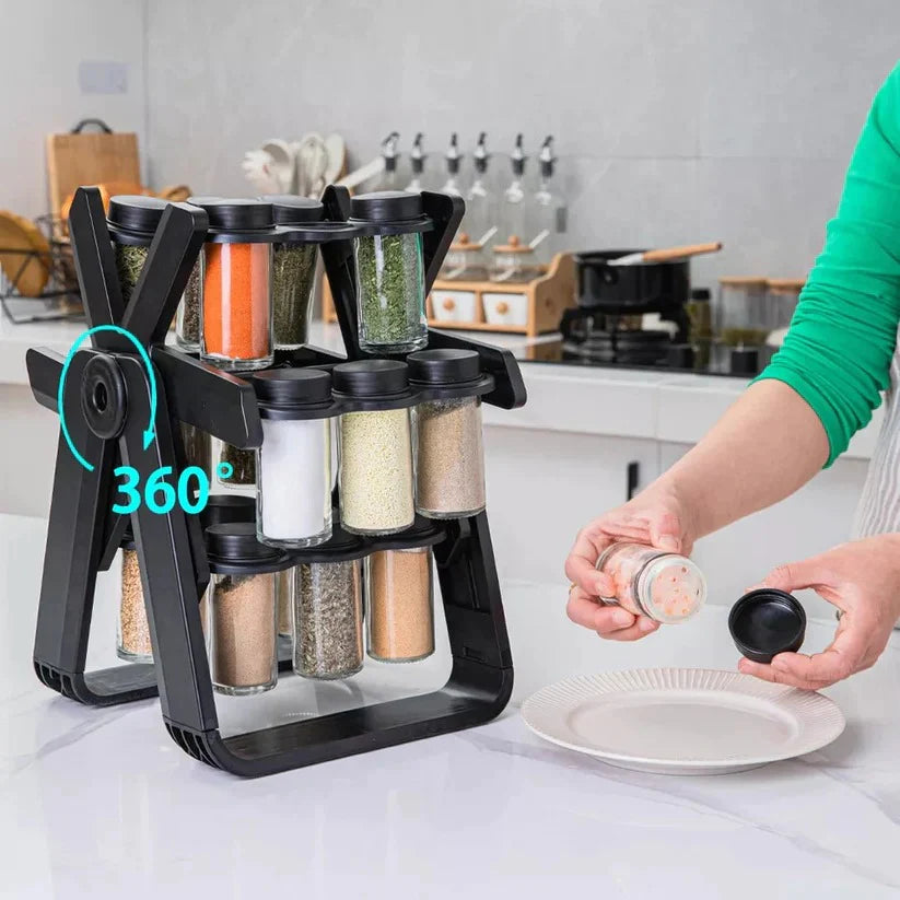 Rotating Spice Organizer (18 Pcs Jar)