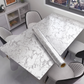 Self Adhesive Silver Texture Marble Sheet
