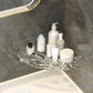 Acrylic Self Adhesive Bathroom Corner Shelf