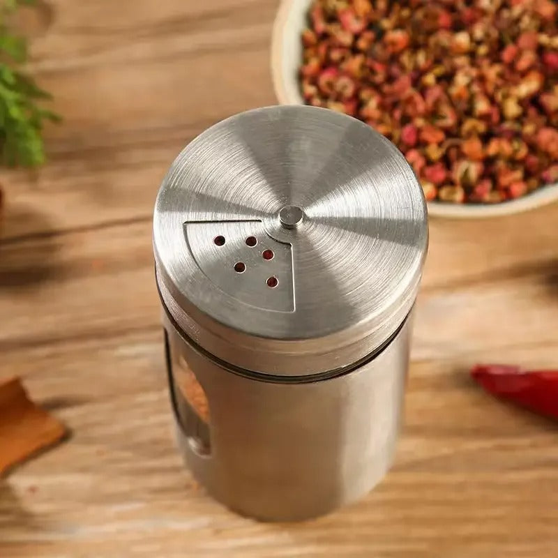 Stainless Steel Pepper Salt & Spice Jar