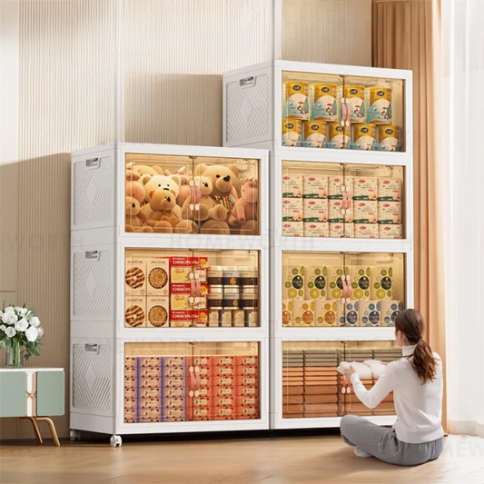 5 Layer Cabinet Double-Door Foldable Storage Organizer