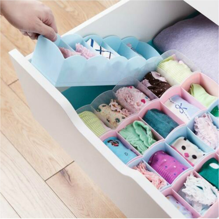 Multipurpose 5 Partition Drawer Organizer