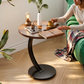 Portable Round Wooden Side Table