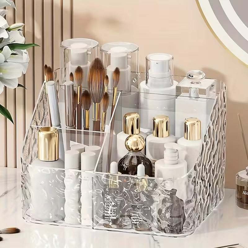 4 Compartment Acrylic Cosmetic Organizer