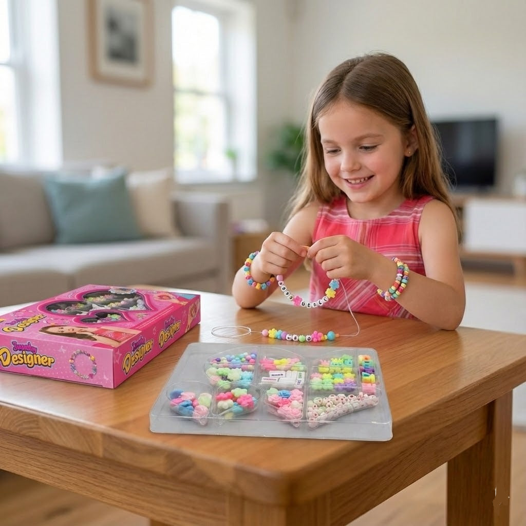 Personalized Kids Beads Bracelet Set