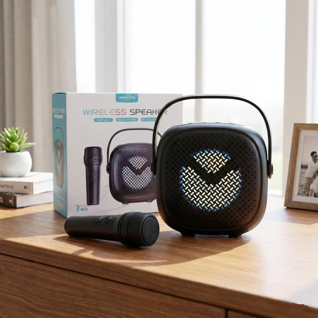 Rechargeable Wireless Bluetooth Speaker with  Mic