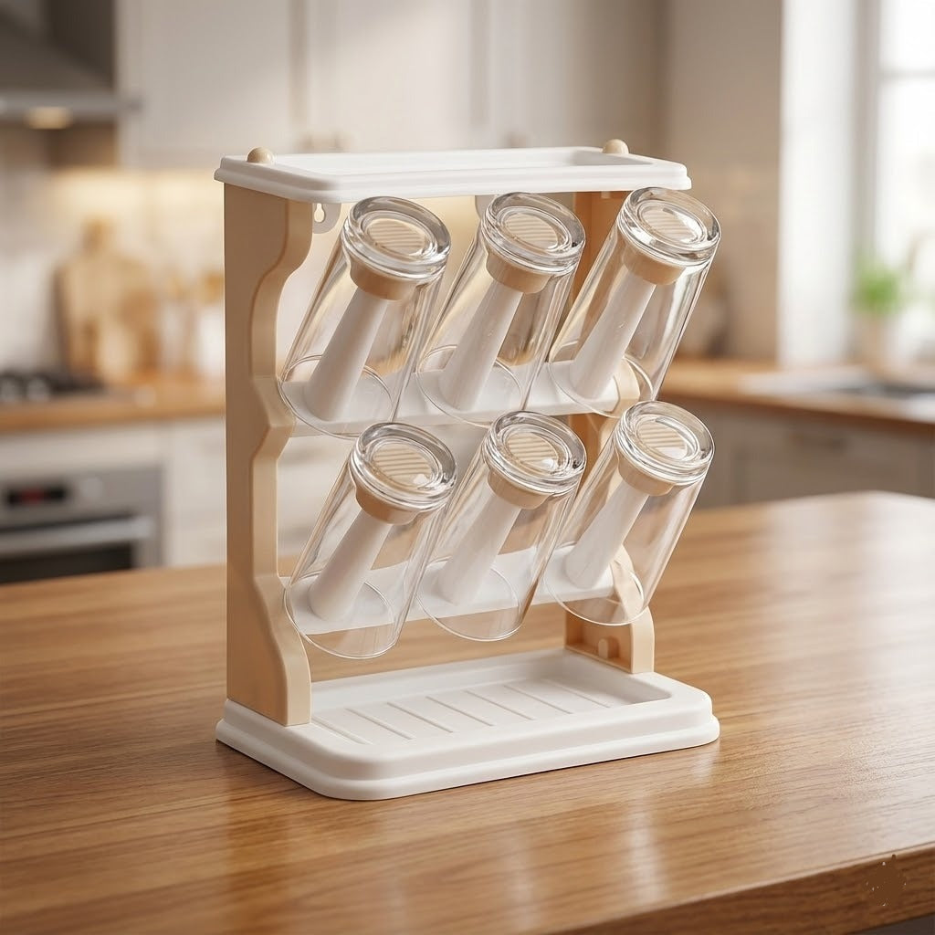 Creative Glass Plastic Stand Holder