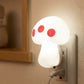 LED Mushroom Shape Socket Night Light