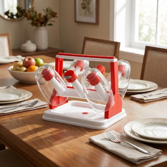 Creative Glass Plastic Stand Holder