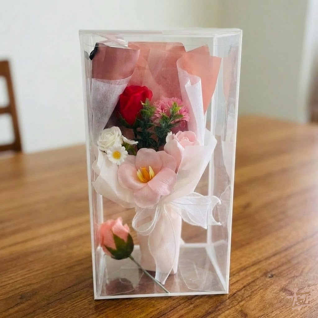 Creative Fabric Knitted Flower Bouquet
