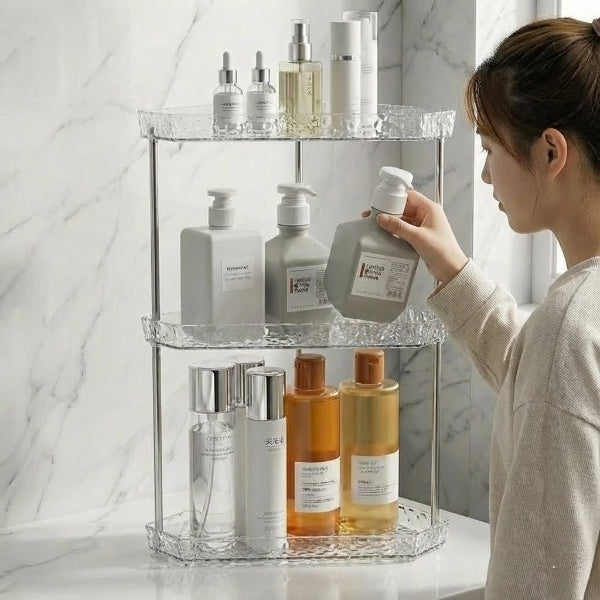 Multipurpose Triangle Acrylic Storage Rack