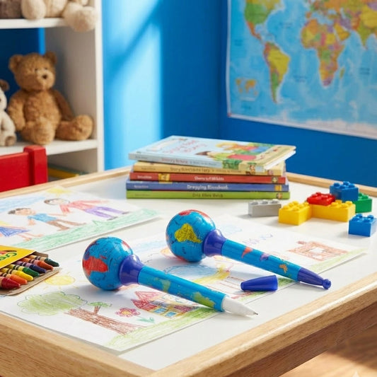 Spinning Globe Ballpoint Pen