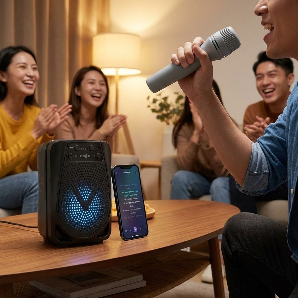 Rechargeable Wireless Bluetooth Speaker with Mic