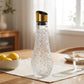 Luxury Transparent Glass Jug with Stainless Steel Lid