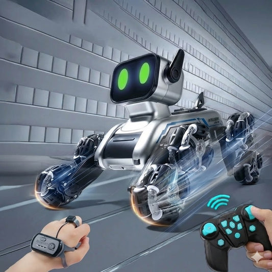 Remote & Watch Control Stunt Spray Robot Car
