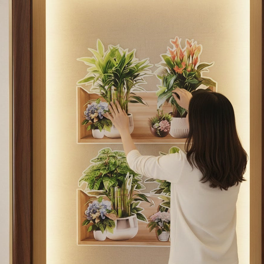 Simulation Plant Wall Sticker