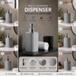 Luxury Textured Plastic Soap Dispenser with Chrome Pump