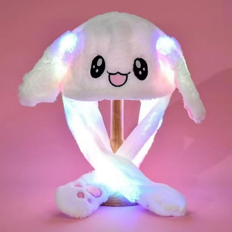 LED Jumping Bunny Ear Hat