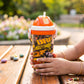 Glitter Sipper Drinking Mug With Straw