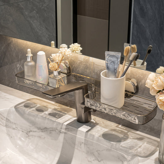 Wall Mounted Suction Storage Shelf