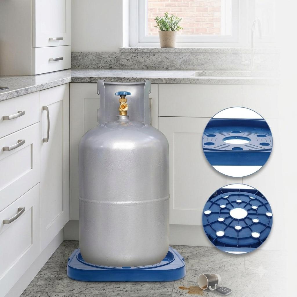 Heavy Duty Gas Cylinder Stand With Wheels