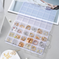 24 Grid Transparent Jewelry Storage Box