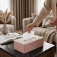 Elegant Textured Tissue Storage Box