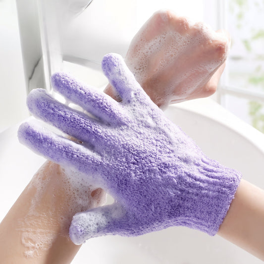 Double-Sided Bath Glove Body Scrubber