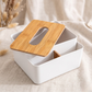 Elegant Wooden Top Tissue Storage Box