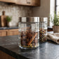 Elegant Glass Storage Jar With Lid