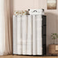 Portable Fabric Wardrobe With Dustproof Cover