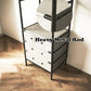 Multi tier Cloth Storage Rack With 3 Drawers