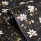 Self Adhesive Black Floral Marble Sheet