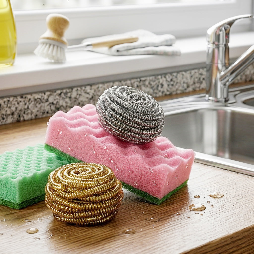 4PCs Sponge Kitchen Cleaning Set