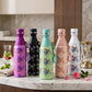 Stainless Steel Floral Bottle With Strap 500ML