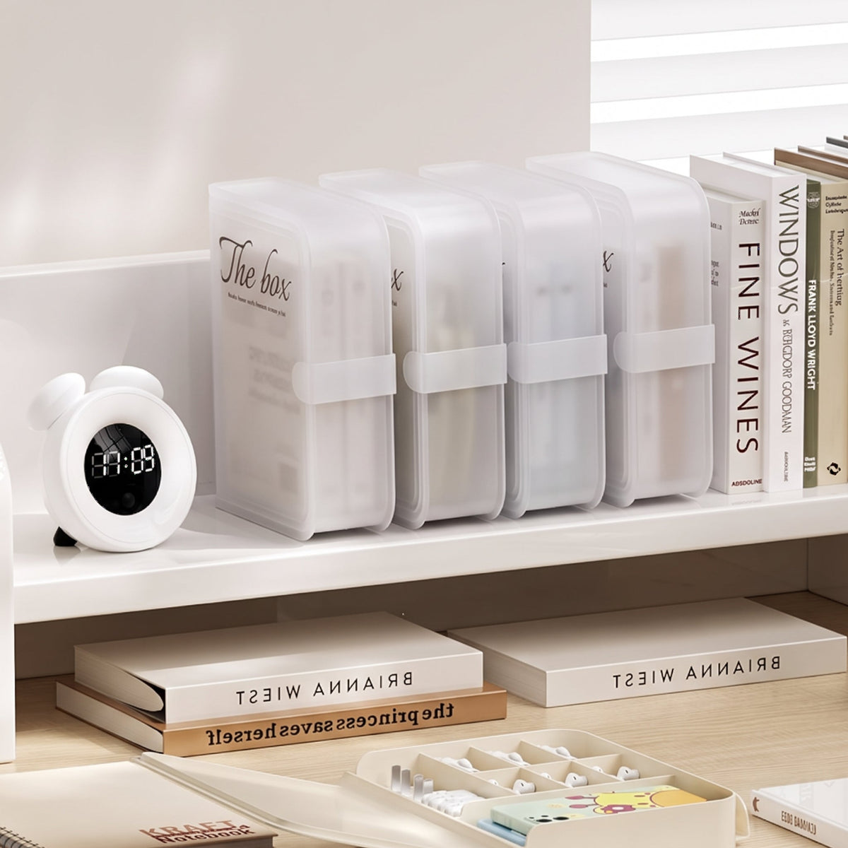 Multi-Purpose Book Storage Organizer