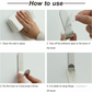 3PCs Metal Self-Adhesive Wall Hook