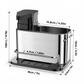 3-in-1 Stainless Steel Kitchen Soap Dispenser