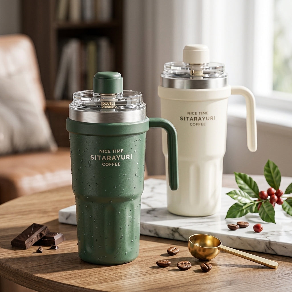Stainless Steel Insulated Travel Tumbler (Premium Quality)