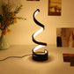 Elegant Spiral LED Color Adjustable Lamp