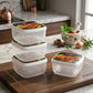 4PCs Multipurpose Plastic Bowl Set