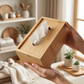 Luxury Natural Wooden Tissue Box