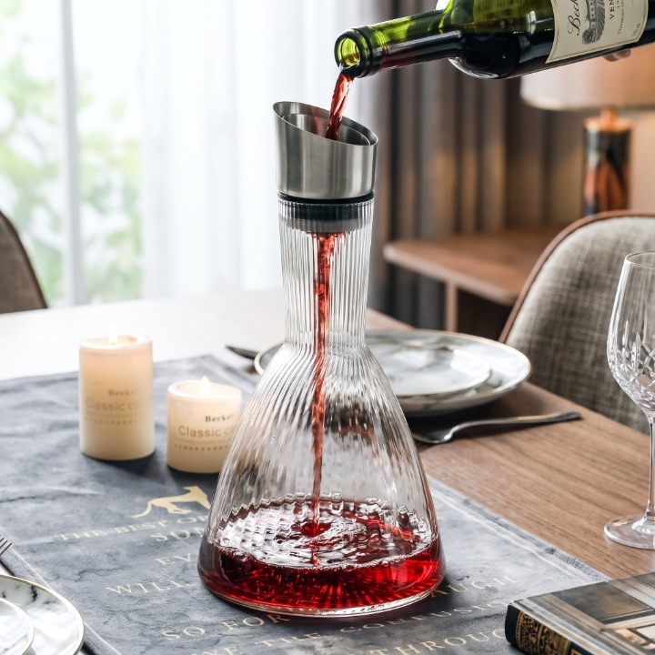 7PCs Elegant Ribbed Jug & Glass Set