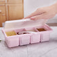 4-Compartment Spice Storage Box