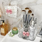 Wall Mounted Acrylic Bow Brush Holder