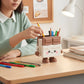 Cute Cartoon Chocolate Pen Holder