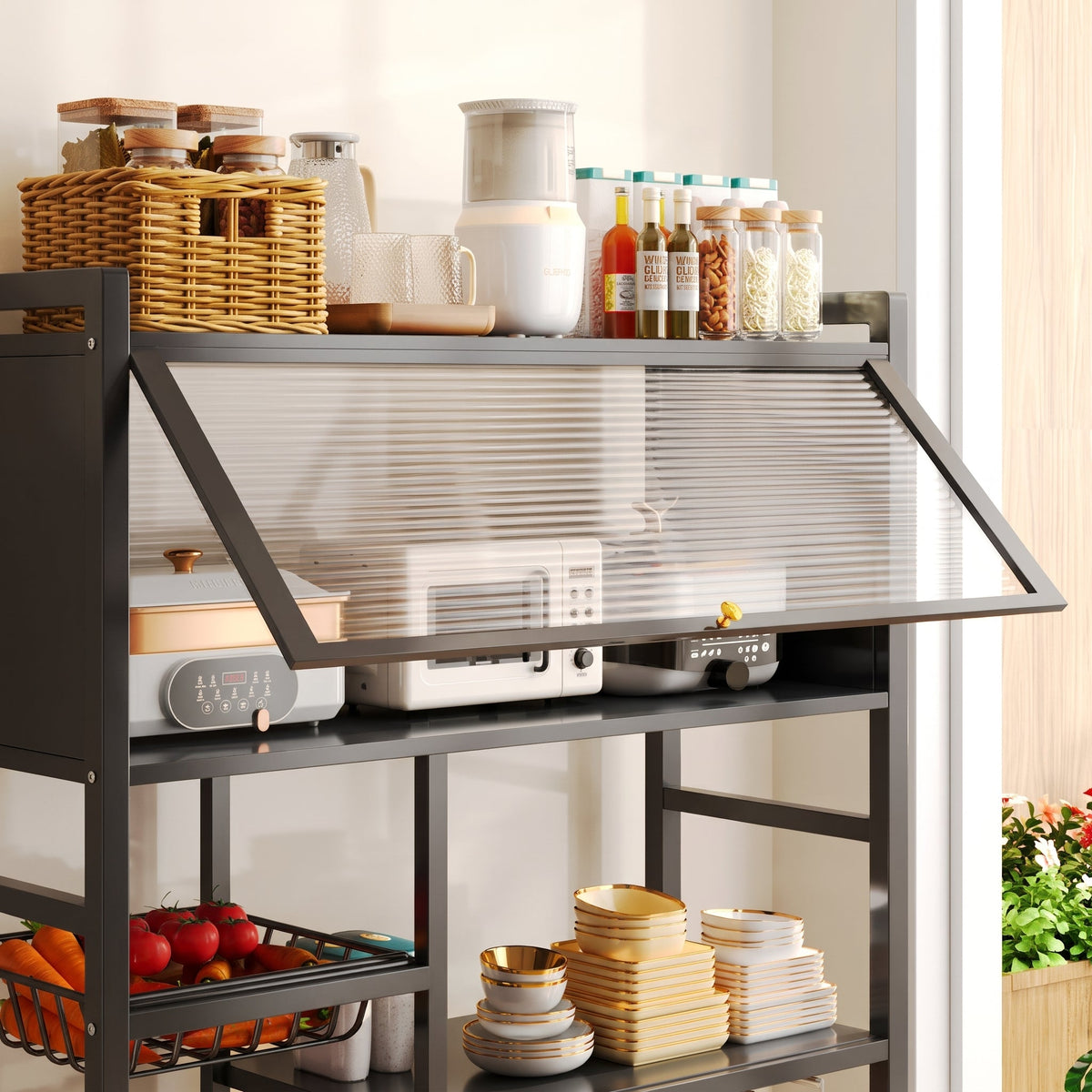 Multi-Layer Kitchen Pantry Storage Organizer