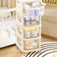 4 Layer Rolling Storage Organizer Cabinet With Wheels